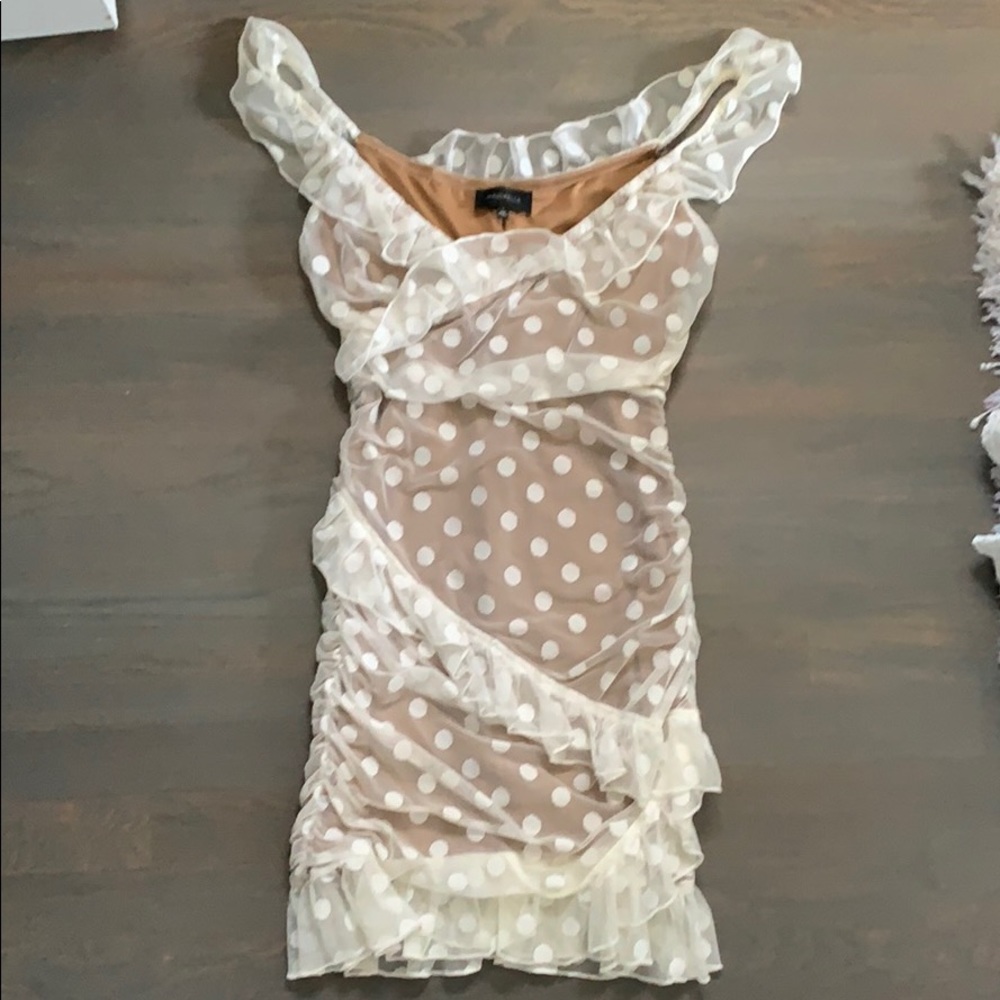 Flirty polka dot dress